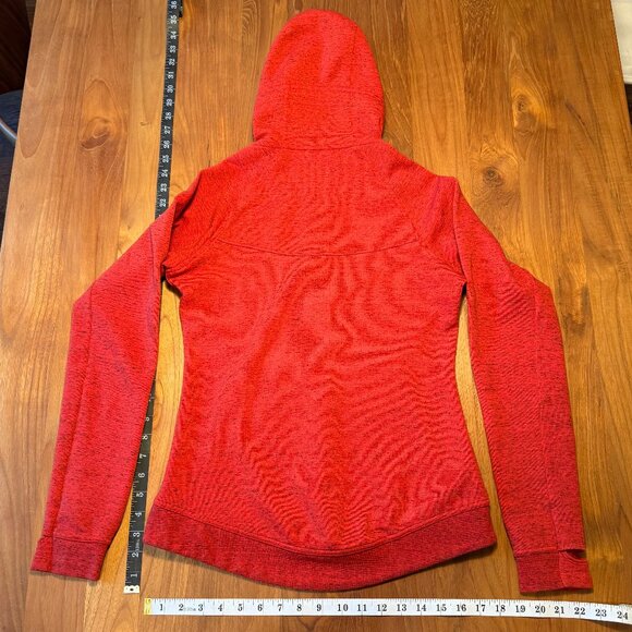 Nike Women's Running Jacket with Hood‎ Red Heather Size S - Picture 3 of 10